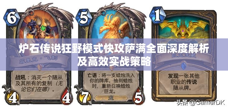 炉石传说狂野模式快攻萨满全面深度解析及高效实战策略