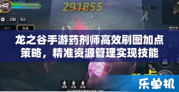 龙之谷手游药剂师高效刷图加点策略，精准资源管理实现技能价值最大化