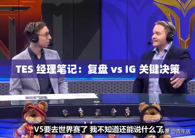 TES 经理笔记：复盘 vs IG 关键决策