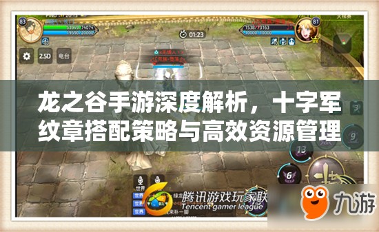 龙之谷手游深度解析，十字军纹章搭配策略与高效资源管理技巧