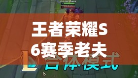 王者荣耀S6赛季老夫子精准出装全攻略，掌握制胜关键，登顶荣耀之路