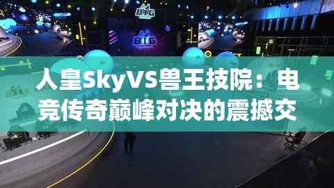 人皇SkyVS兽王技院：电竞传奇巅峰对决的震撼交锋