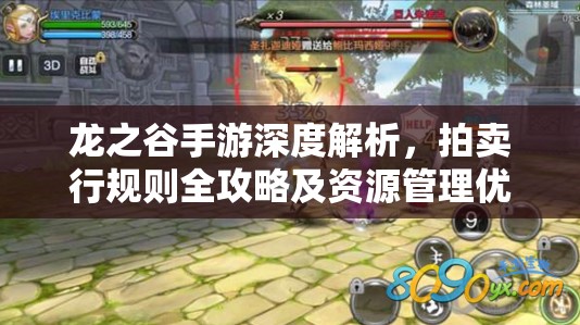 龙之谷手游深度解析，拍卖行规则全攻略及资源管理优化策略