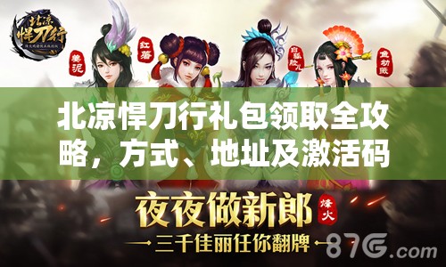 北凉悍刀行礼包领取全攻略，方式、地址及激活码使用详解