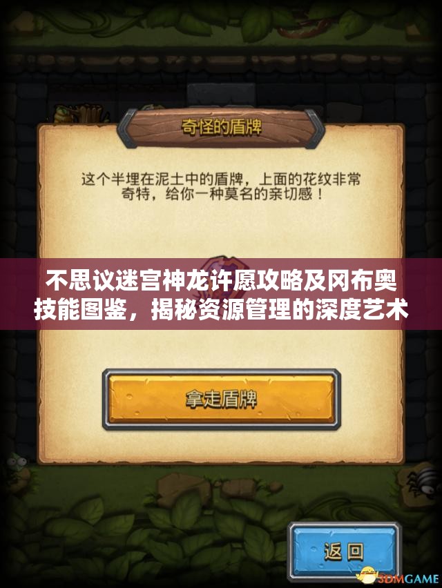 不思议迷宫神龙许愿攻略及冈布奥技能图鉴，揭秘资源管理的深度艺术