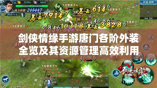 剑侠情缘手游唐门各阶外装全览及其资源管理高效利用策略解析