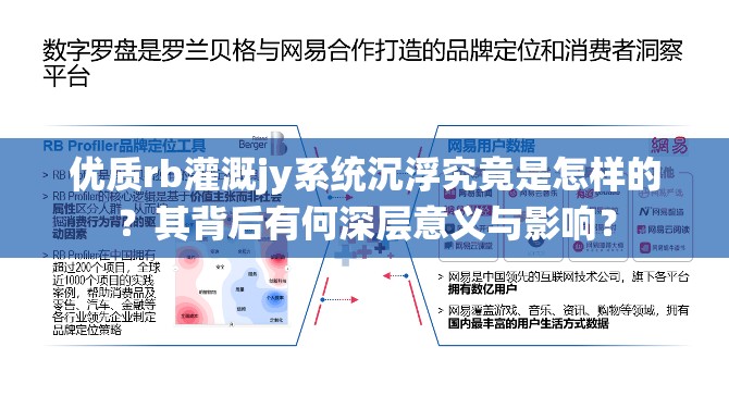 优质rb灌溉jy系统沉浮究竟是怎样的？其背后有何深层意义与影响？