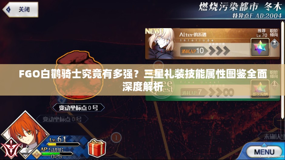 FGO白鹳骑士究竟有多强？三星礼装技能属性图鉴全面深度解析