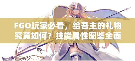 FGO玩家必看，给吾主的礼物究竟如何？技能属性图鉴全面深度解析