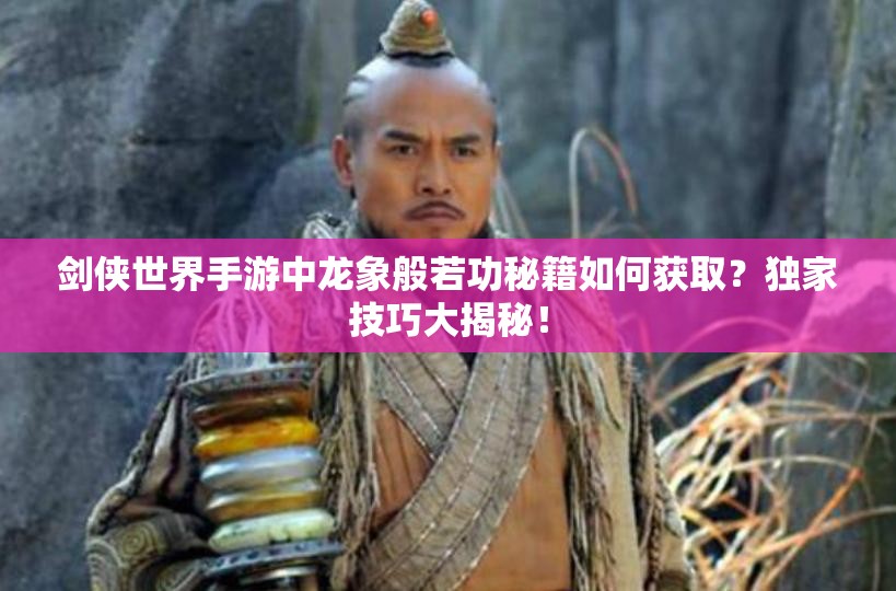 剑侠世界手游中龙象般若功秘籍如何获取？独家技巧大揭秘！