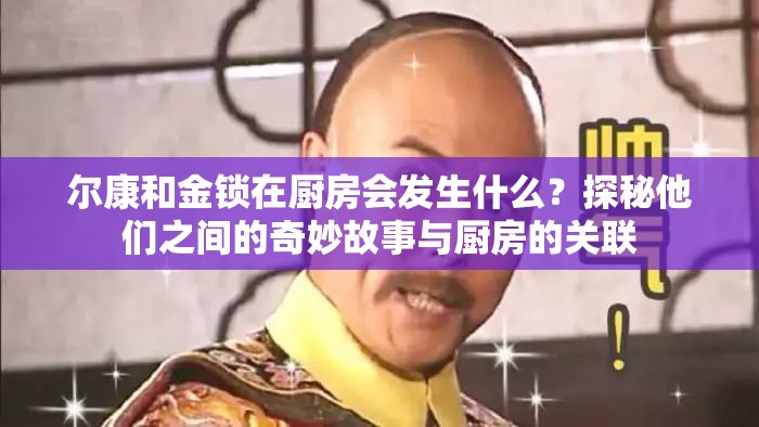 尔康和金锁在厨房会发生什么？探秘他们之间的奇妙故事与厨房的关联