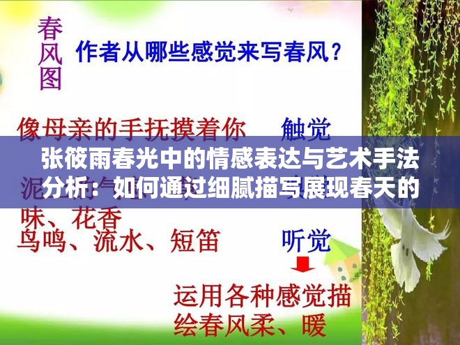 张筱雨春光中的情感表达与艺术手法分析：如何通过细腻描写展现春天的生机与希望？