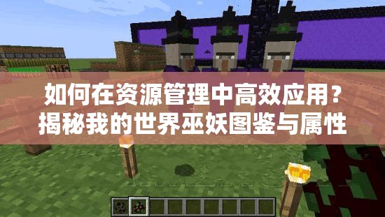 如何在资源管理中高效应用？揭秘我的世界巫妖图鉴与属性详解的悬念