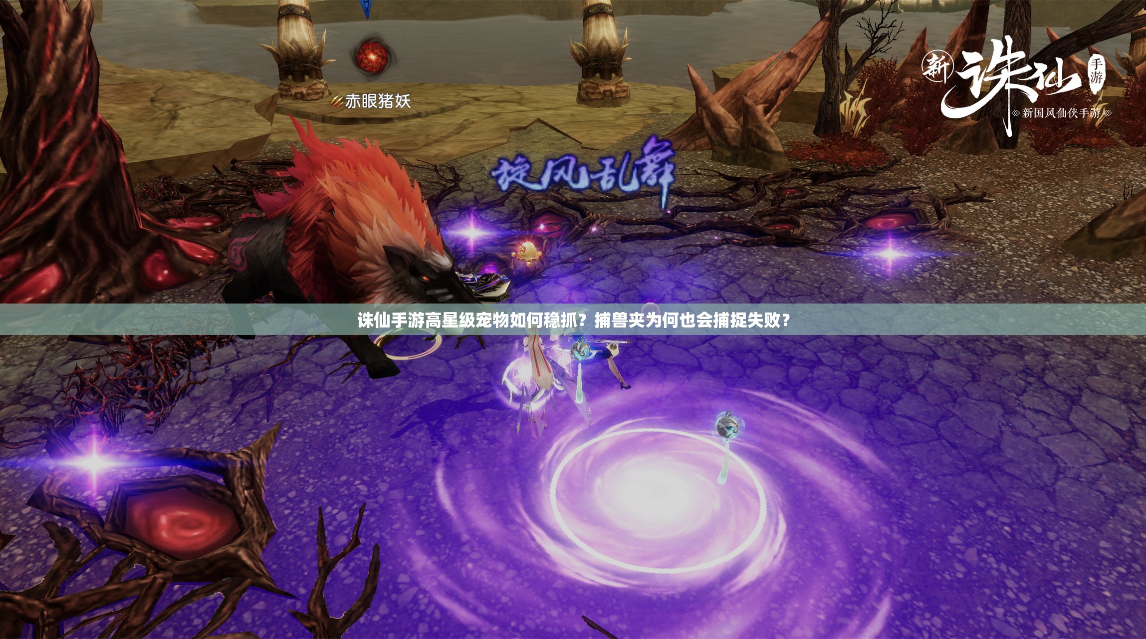 诛仙手游高星级宠物如何稳抓？捕兽夹为何也会捕捉失败？