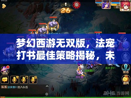 梦幻西游无双版，法宠打书最佳策略揭秘，未来玩法将有何革命性变动？