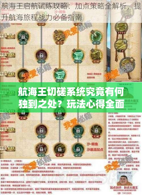 航海王切磋系统究竟有何独到之处？玩法心得全面揭秘！