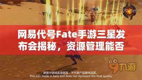 网易代号Fate手游三星发布会揭秘，资源管理能否实现高效利用与价值最大化？