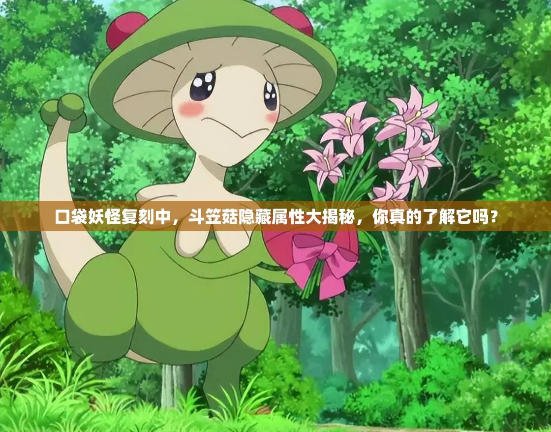 口袋妖怪复刻中，斗笠菇隐藏属性大揭秘，你真的了解它吗？