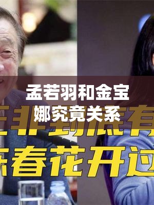 孟若羽和金宝娜究竟关系好不好？探寻两人之间的真实情谊孟若羽和金宝娜关系好吗？网友热议背后的真相究竟如何？想知道孟若羽和金宝娜关系好吗？一起来揭开这神秘的面纱