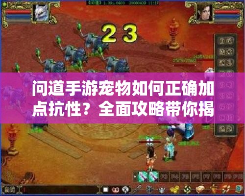 问道手游宠物如何正确加点抗性？全面攻略带你揭秘！