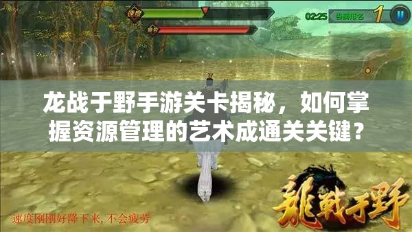 龙战于野手游关卡揭秘，如何掌握资源管理的艺术成通关关键？