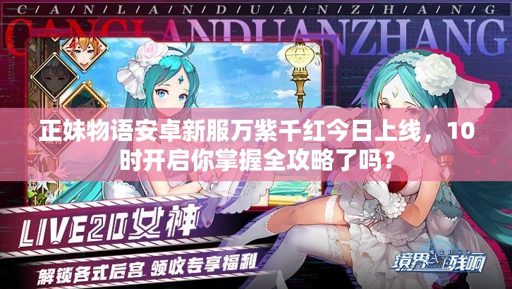 正妹物语安卓新服万紫千红今日上线，10时开启你掌握全攻略了吗？