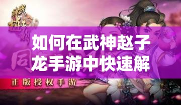 如何在武神赵子龙手游中快速解锁并获取稀有称号？