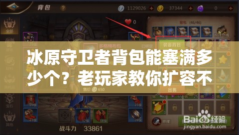 冰原守卫者背包能塞满多少个？老玩家教你扩容不踩雷！