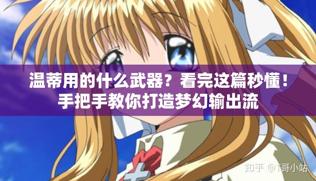 温蒂用的什么武器？看完这篇秒懂！手把手教你打造梦幻输出流